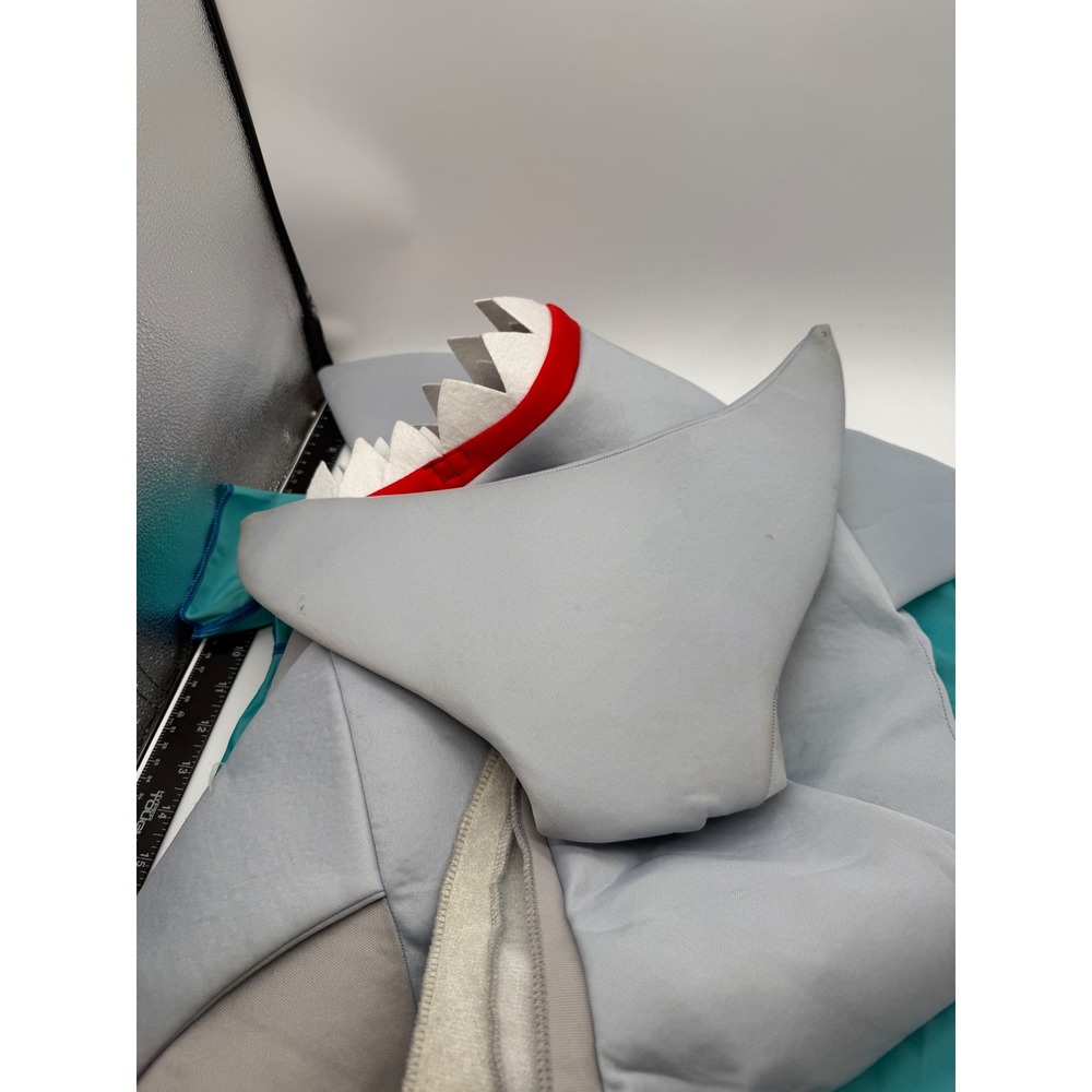 Spirit Halloween Shark Bite Costume Child SM/MD 4-10 Foam Pullover SPOTS - Picture 6 of 16
